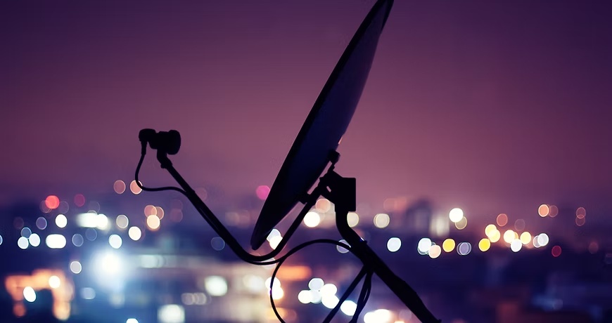 Satellite dish installation